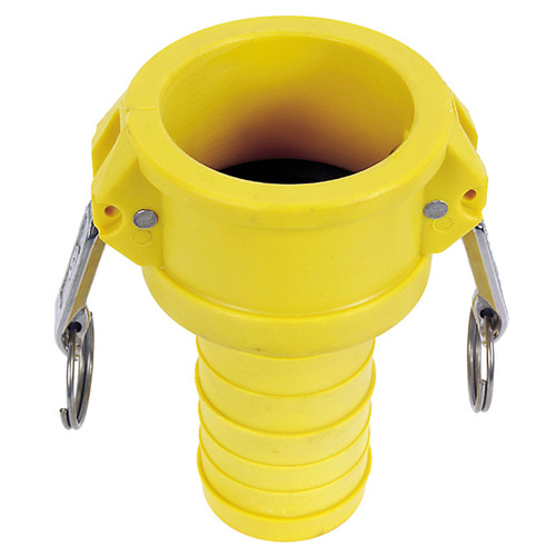 4" Nylon Type C Female Camlock - Hose Barb  G65NC-400