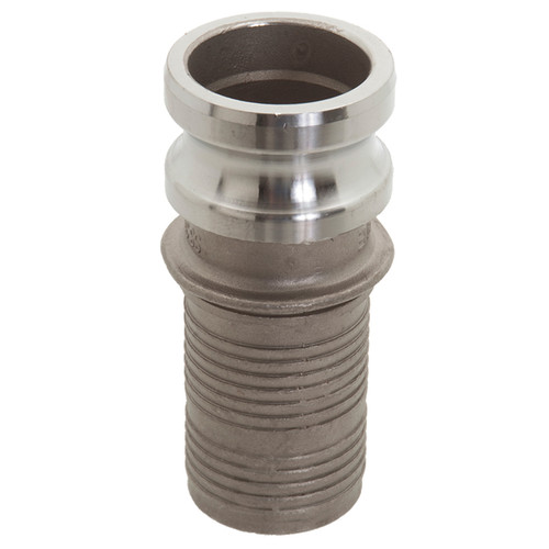 2-1/2" Stainless Type E Male Camlock - Hose Barb  G65SSE-250