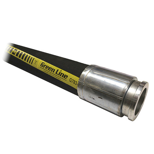 2" x 50' Fabric Reinforced Concrete Placement Hose Assembly   G783-200HH50