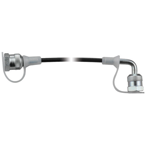 2mm x 24" 9100 PSI 90° Micro-Bore Test Point Hose Assembly  T101-02M936