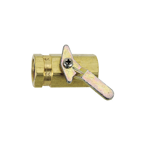 3/8" Brass Single Direction 500 PSI Female NPT Ball Valve  V10-0808-06