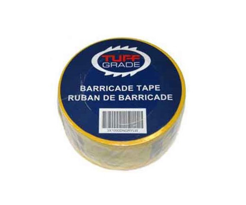 "CAUTION" Yellow Barricade Tape  TGCT-3X1000CAUTION-B