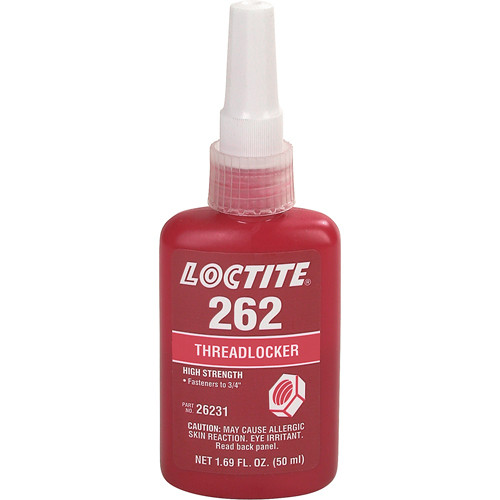 262 Red High Strength Threadlocker 50ml Bottle  135374