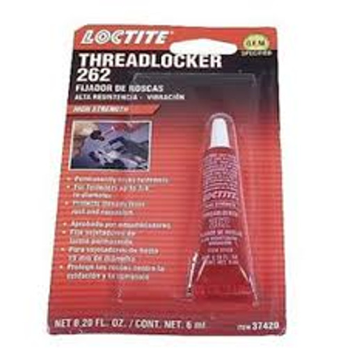 262 Red High Strength Threadlocker 6ml Tube  545495