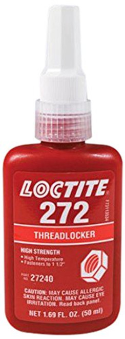 272 Red High Strength Threadlocker 50ml Bottle  88442