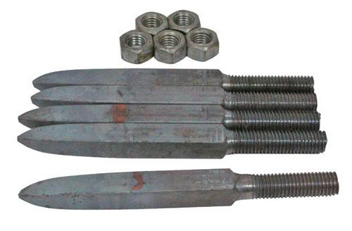 5/8 x 7-1/2" Long Shank Harrow Tooth - 50 Pack  TIN58L