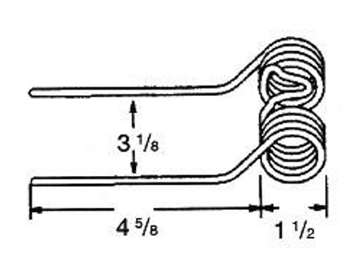 Hesston Baler Tooth  TINHE-1