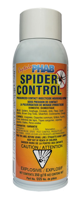 Spider Control 350g Aerosol  00555 Spider Control 350g Aerosol  00555