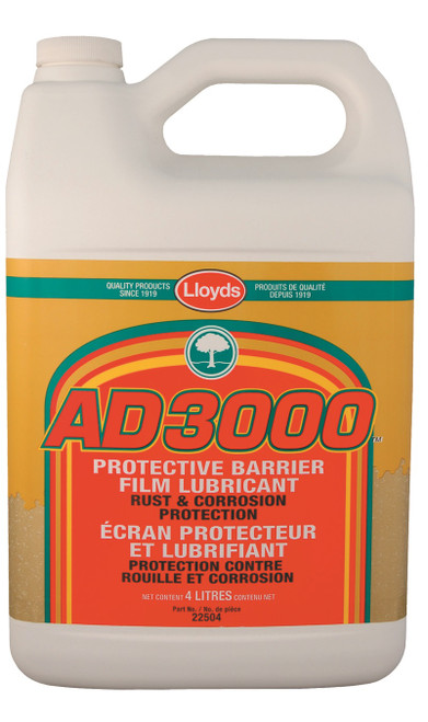 AD3000 Dripless Barrier Film Corrosion Inhibitor 4L Jug  22504 AD3000 Dripless Barrier Film Corrosion Inhibitor 4L Jug  22504
