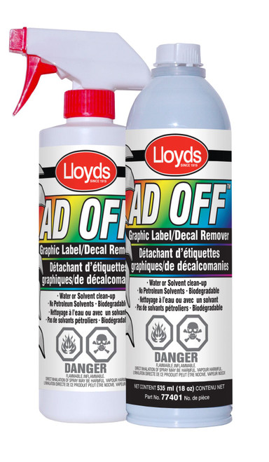 Ad Off Sticker Remover Fluid 535ml Bottle  77401 Ad Off Sticker Remover Fluid 535ml Bottle  77401
