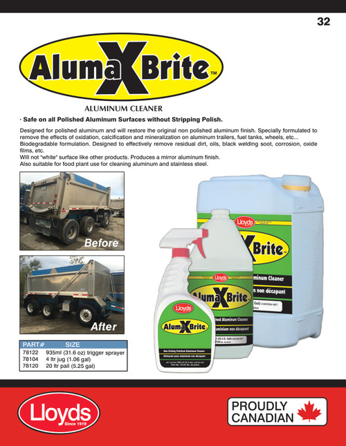 Aluma-X-Brite® Aluminum Cleaner 4L Jug  78104