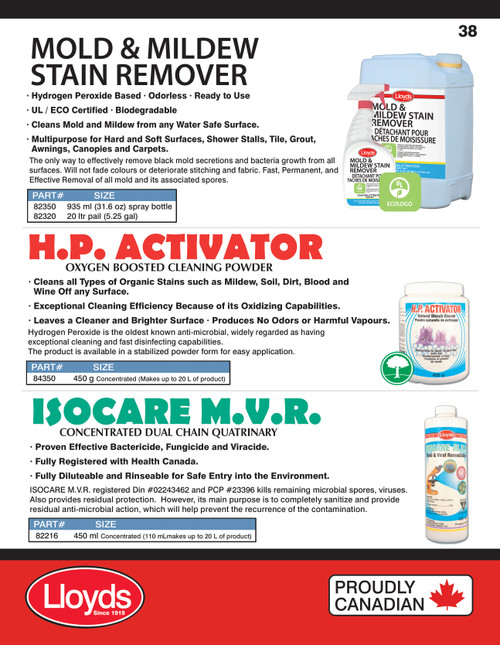 Mold & Mildew Remover 935ml Trigger Spray Bottle  82350