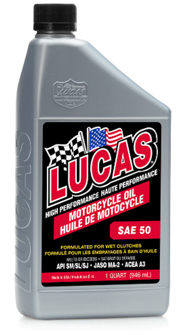 SAE 50 Motorcycle Oil 946ml Bottle   20712