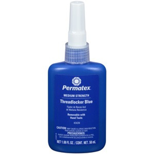 Blue Medium Strength Threadlocker 50ml Bottle   24250 Blue Medium Strength Threadlocker 50ml Bottle   24250