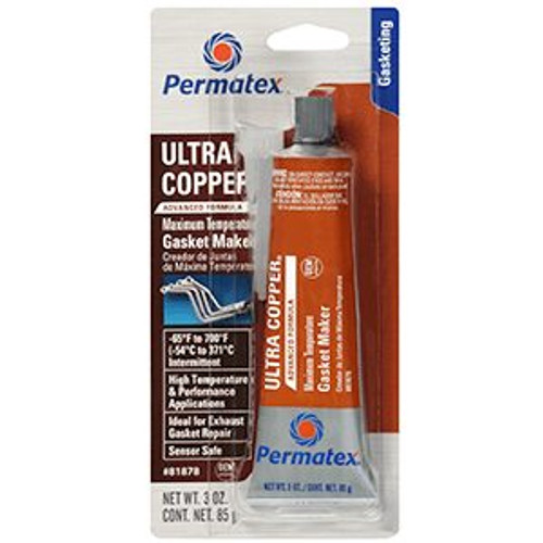 Ultra Copper RTV Gasket Maker 3.35oz Tube   59703