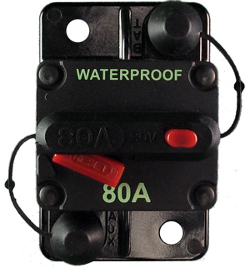 10 Pc. 80A Type III Manual Reset Circuit Breaker  3400-34