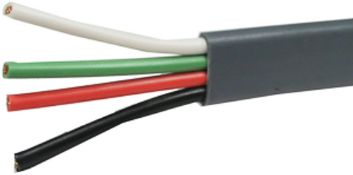 16/4 AWG @ 1000' Grey PVC Insulated Multi-Conductor Automotive Wire  8136-29