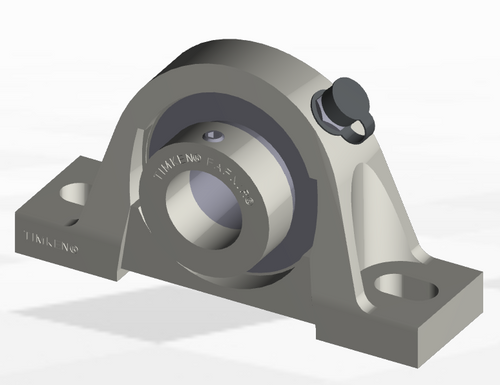 1-3/16" Survivor® Polymer Eccentric Locking Collar Pillow Block Assembly   RAK1 3/16 PT