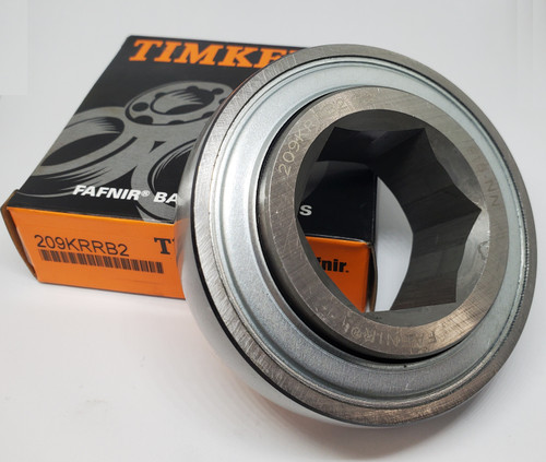 1-1/8" Hexagon Bore Deep Groove Ball Bearing w/Spherical Outer Race  207KRRB9