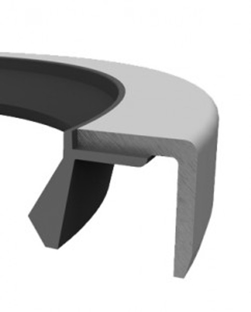 1.250" Inch Metal Single Lip Nitrile Grease Seal  S12515012BO