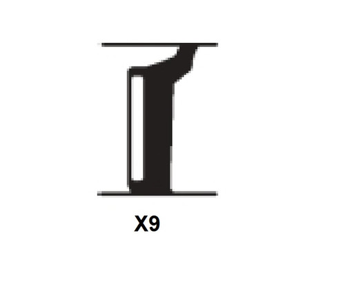 1.688" (42.88mm) Inch Metal Single Lip Nitrile Grease Seal  16820 X9 R