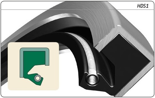 10.00" (254mm) Inch H/D Metal Single Lip Viton Oil Seal  1000543 HDS1 V 10.00" (254mm) Inch H/D Metal Single Lip Viton Oil Seal  1000543 HDS1 V