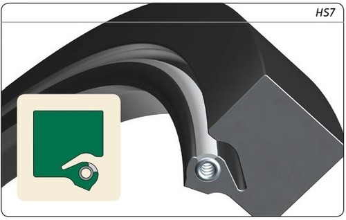 380mm (14.961") Metric All Rubber Split Single Lip Nitrile Oil Seal  380X418X19 HS7 R