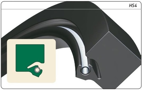 470mm (18.504") Metric All Rubber Split Single Lip Nitrile Oil Seal  470X520X20.7 HS4 R