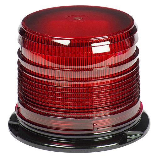 Class II Short Lens LED Beacon w/S-Link Synchronization Permanent Mount - Red  78032