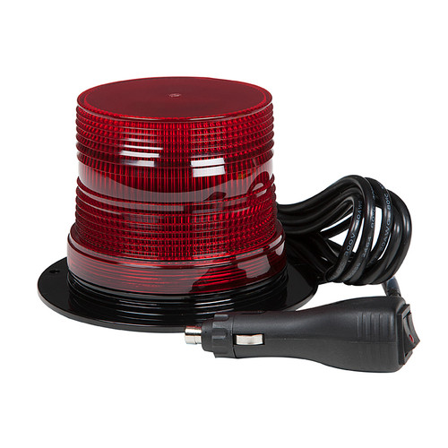Material Handling LED Beacon Magnetic Mount Short Lens - Red  78102