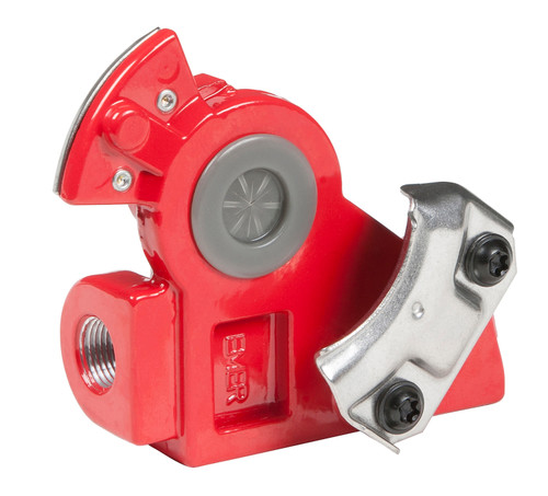 3/8" Female NPT Emergency Gladhand - 38° Angle - Red  81-0011-38R