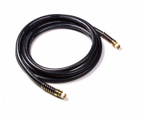 1/2" x 15' Black EPDM Air Hose w/Male NPT Fittings  81-0115