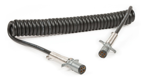 Powercoil 4-way 12' w/12" Leads Coiled - Black  81-0412