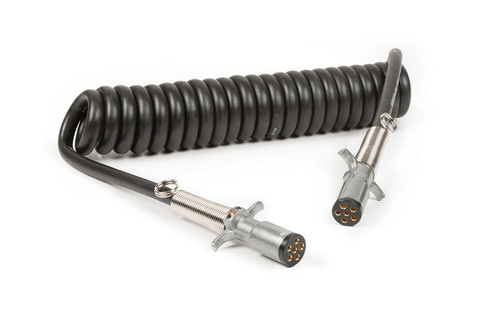 Powercoil 12' w/12" Leads Coiled - Black  81-0612