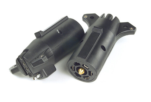 Step Down R.V. Adapter 7 Way RV To 5 Pole Flat  82-2148