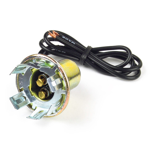 18 AWG 2-Wire GM/Chrysler Stop-Turn-Park Pigtail @ 12" - Black  84-1051