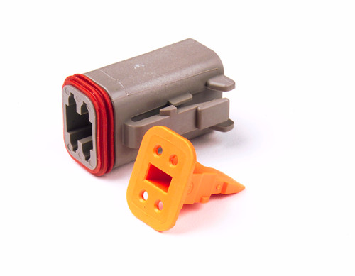 Deutsch - DT Series Housing & Wedgelocks 4-Way Male Plug @ 2 Pairs  84-2475