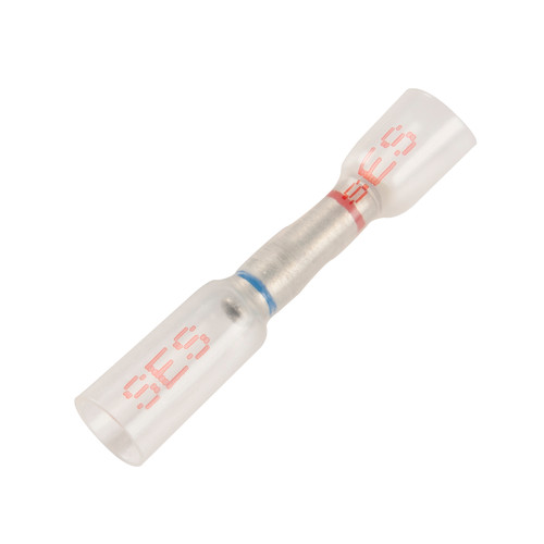 20 - 18 AWG Sealed Multiple Wire Heat Shrink Connectors In-Line @ 15 Pack - Red/Blue  84-2630