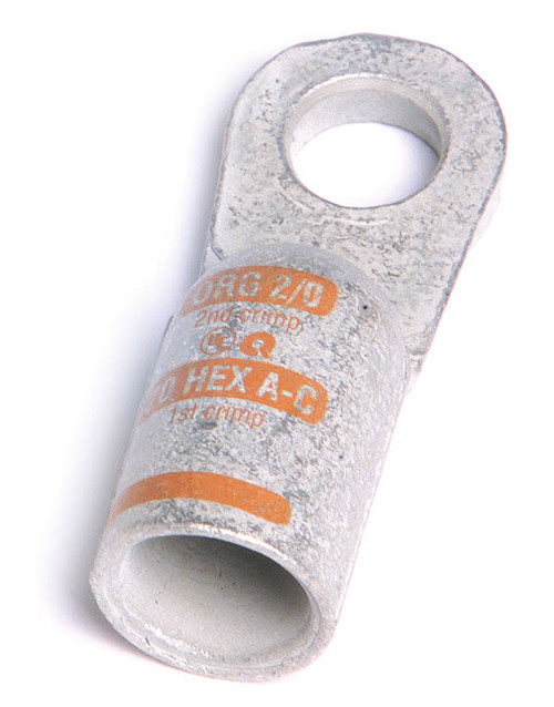 1 AWG Heavy Wall Copper Lugs 3/8" @ 5 Pack - Pink  84-9101