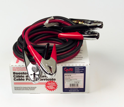 1 AWG Booster Cables Heavy Duty 25' - Black/Gray  84-9567
