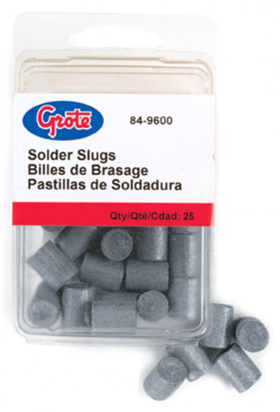 4 AWG Solder Slugs @ 25 Pack - Gray  84-9601