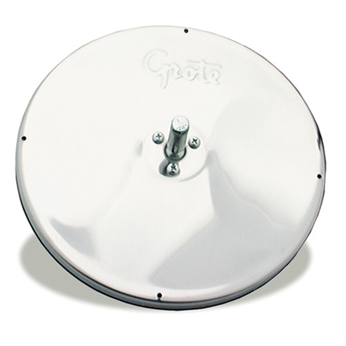 8" Round Convex Mirror w/Center-Mount Ball-Stud - Stainless Steel  12183