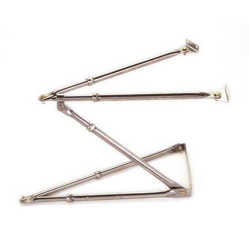 West Coast Mirror Bracket Assembly - Stainless Steel  22013