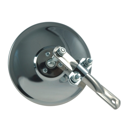 5" Round Clamp-On Spot Mirror w/Arm Assembly - Stainless Steel  28033
