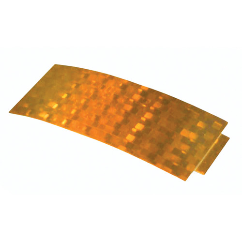 Stick-On Tape Reflector - Amber  41153