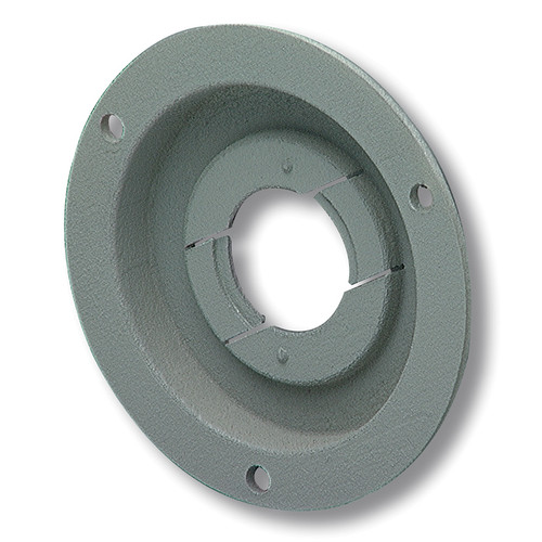 2-1/2" Round Lamp Theft Resistant Mounting Flange & Pigtail Retention Cap - Gray  43160