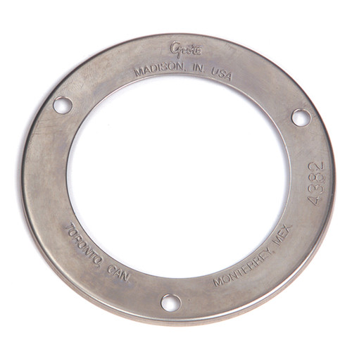 2-1/2" Round Lamp Flange Mount Security Ring - Stainless Steel  43823