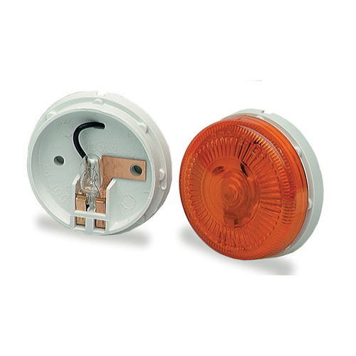 2-1/2" Surface-Mount Single-Bulb Clearance/Marker Lamp - Amber  45413