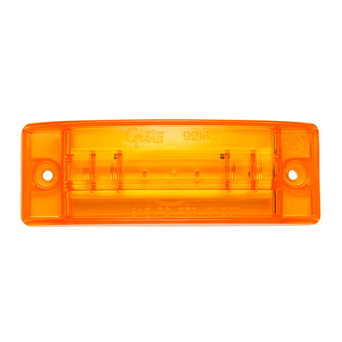 SuperNova® Sealed Turtleback® II LED Clearance/Marker Lamp w/Male Pin - Amber  47163