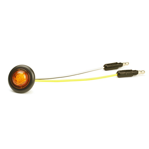 MicroNova® DOT LED Clearance/Marker Lamp w/Grommet Multi-Volt - Amber  49263